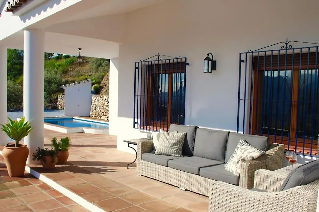 Nyaraló Casa El Boqueron:Rust En Relaxen Met Een Prachtig Uitzicht! Cómpeta Spanyolország